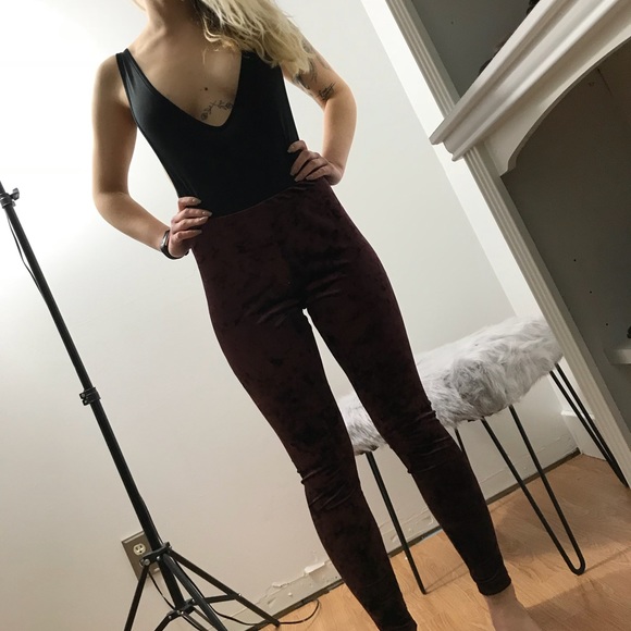 2 velvet leggings - Picture 5 of 6